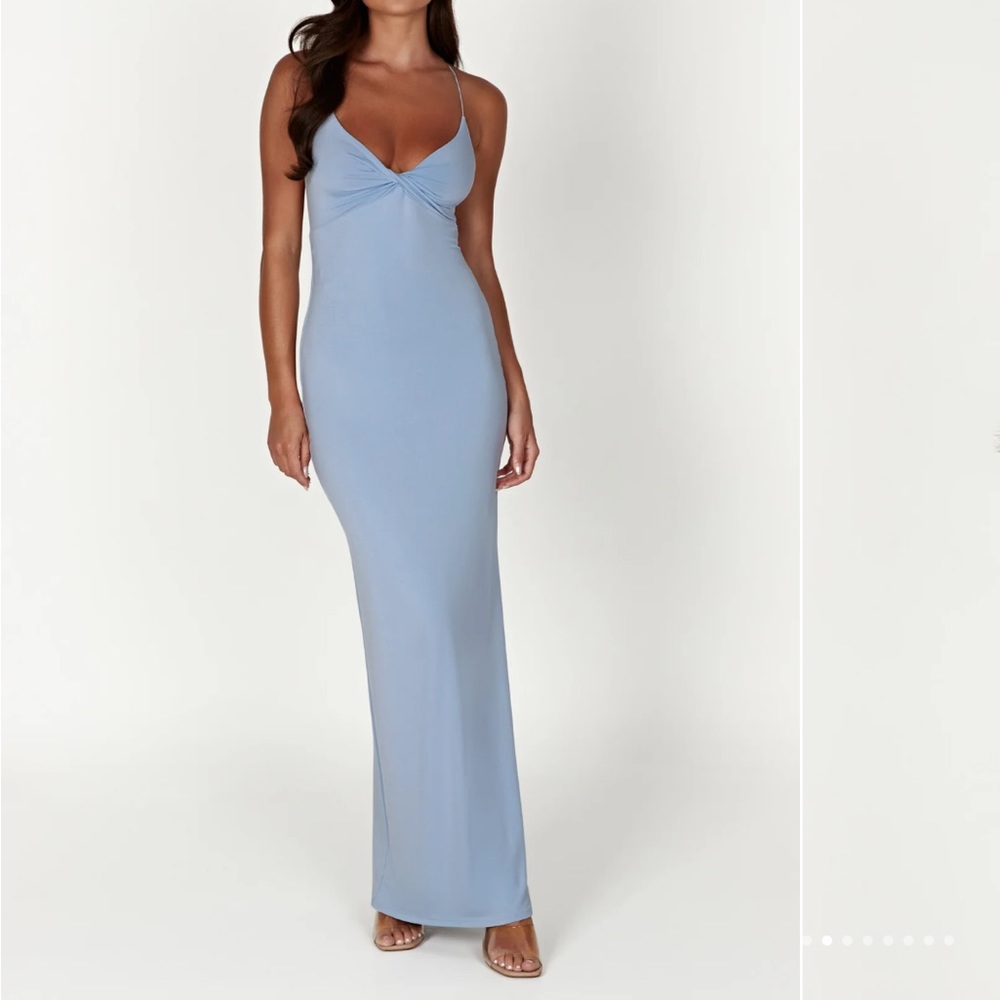 Blue meshki maxi dress